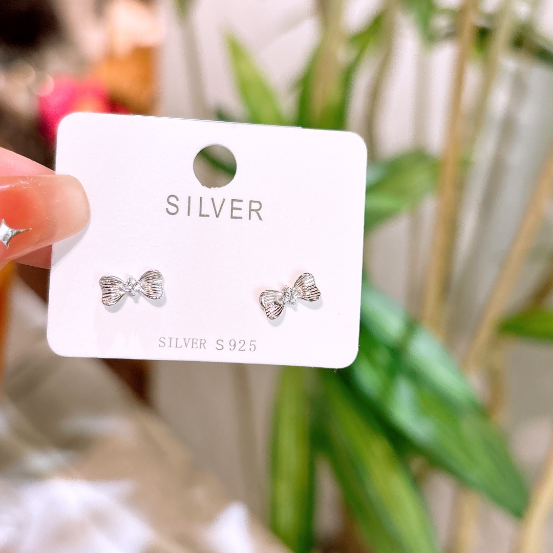 Fine Silver Earrings Dainty Engagement Silver