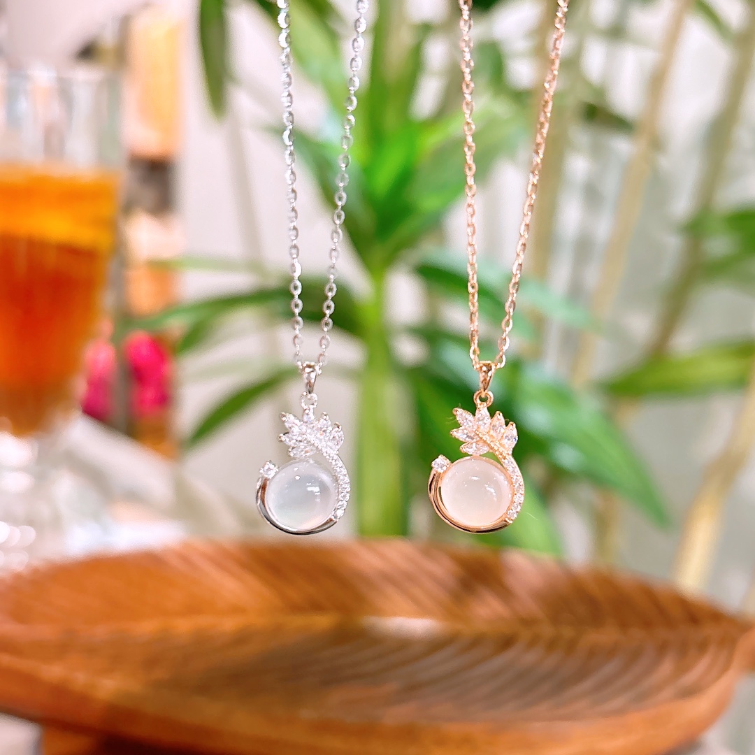 Solid Silver Necklace Fashion Mother's Birthday Silver