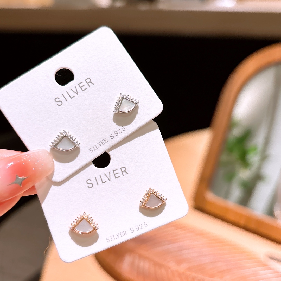 Massivsilber Ohrringe Mode Verabredung Silber