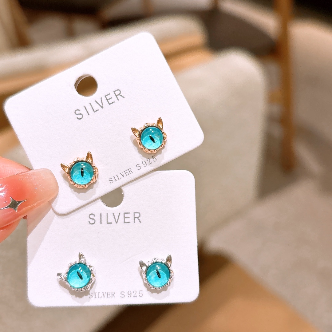 Hypoallergenic Silver Earrings Chic Spring Festival Silver