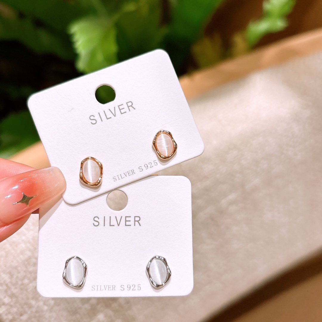 Low Allergy Silver Earrings Playful Teacher's Day Gold