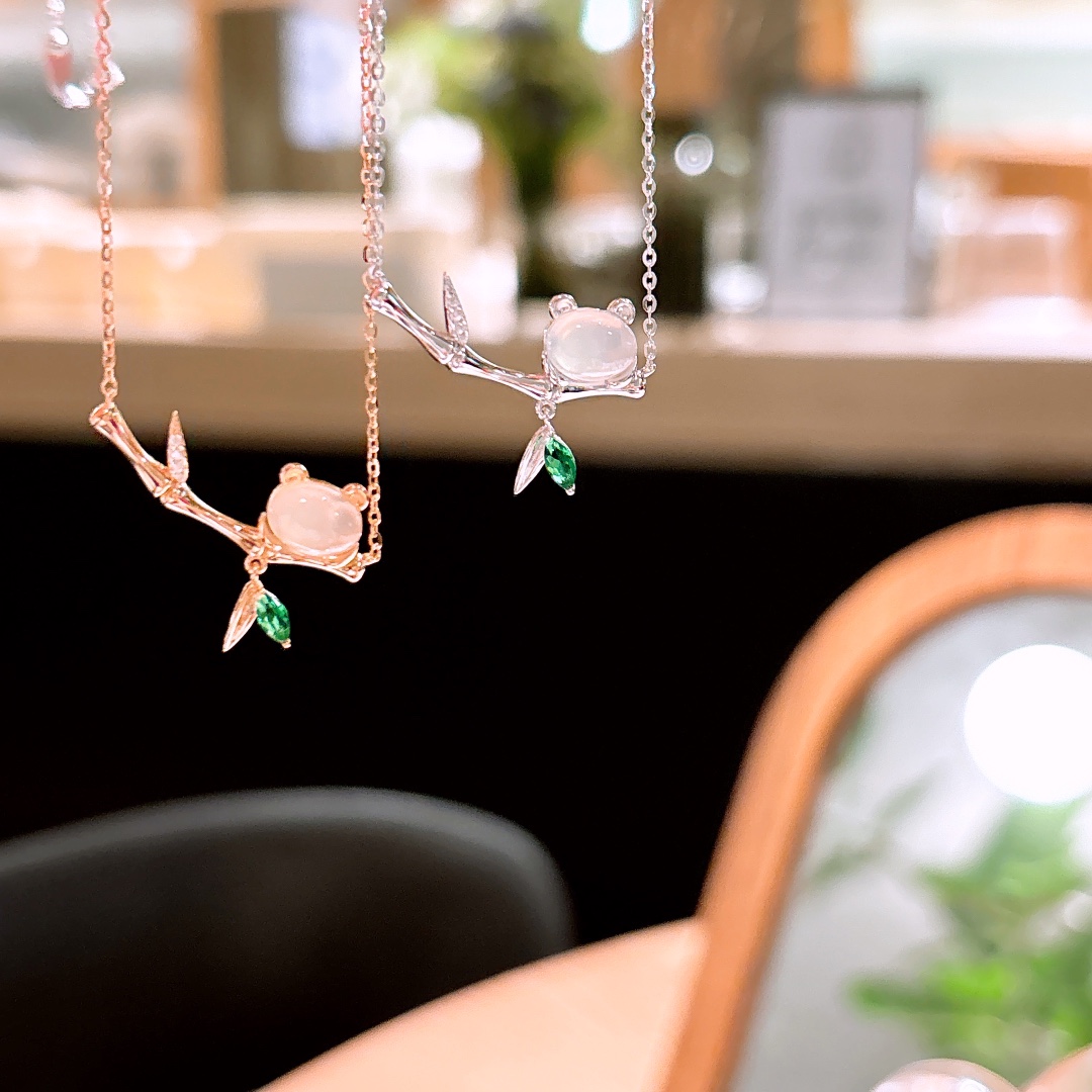 Massivsilber Kette Instagram-Stil Party Silber