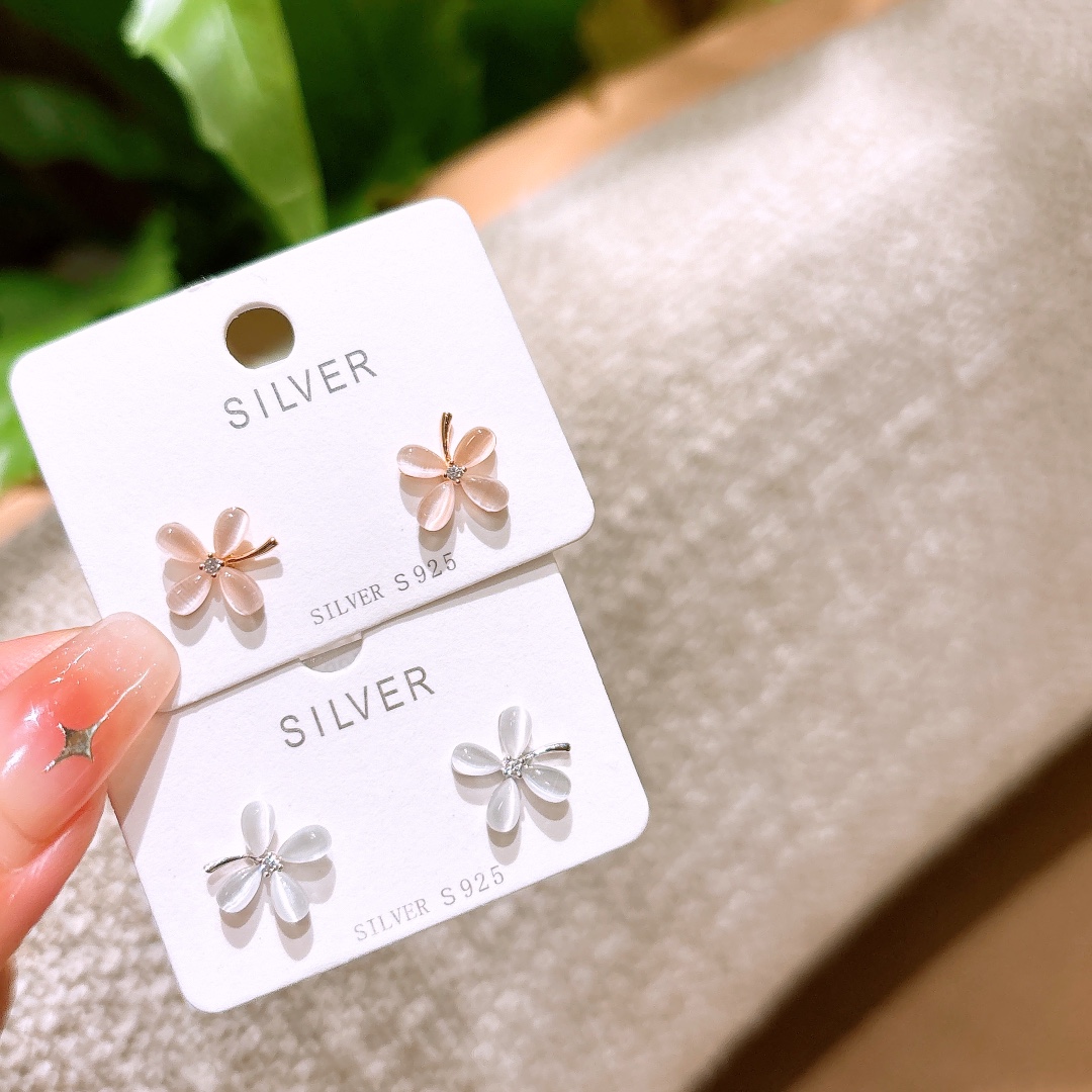 925 Silver Earrings Sweet & Cool Self-love Silver