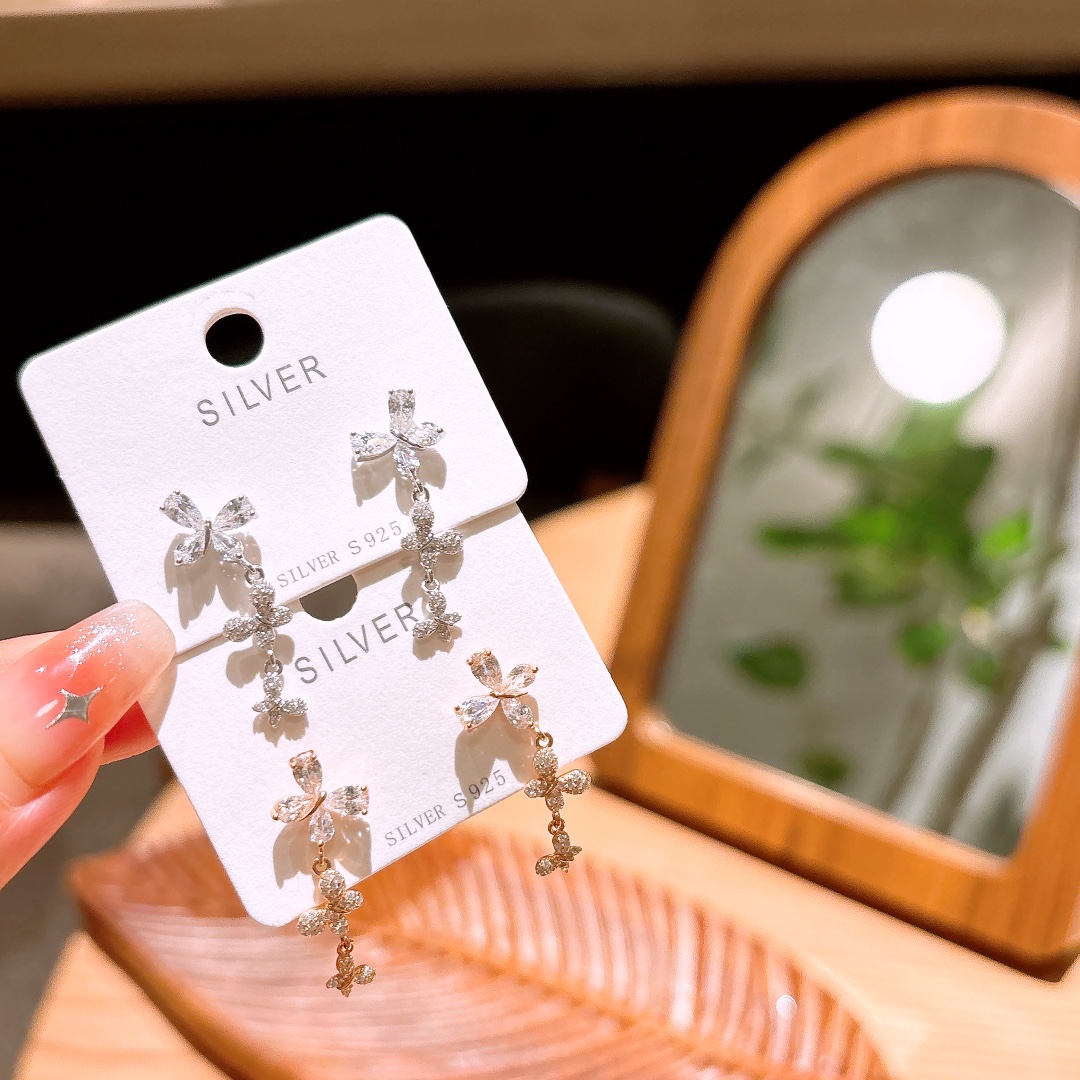 Low Allergy Silver Earrings Vintage Banquet Silver