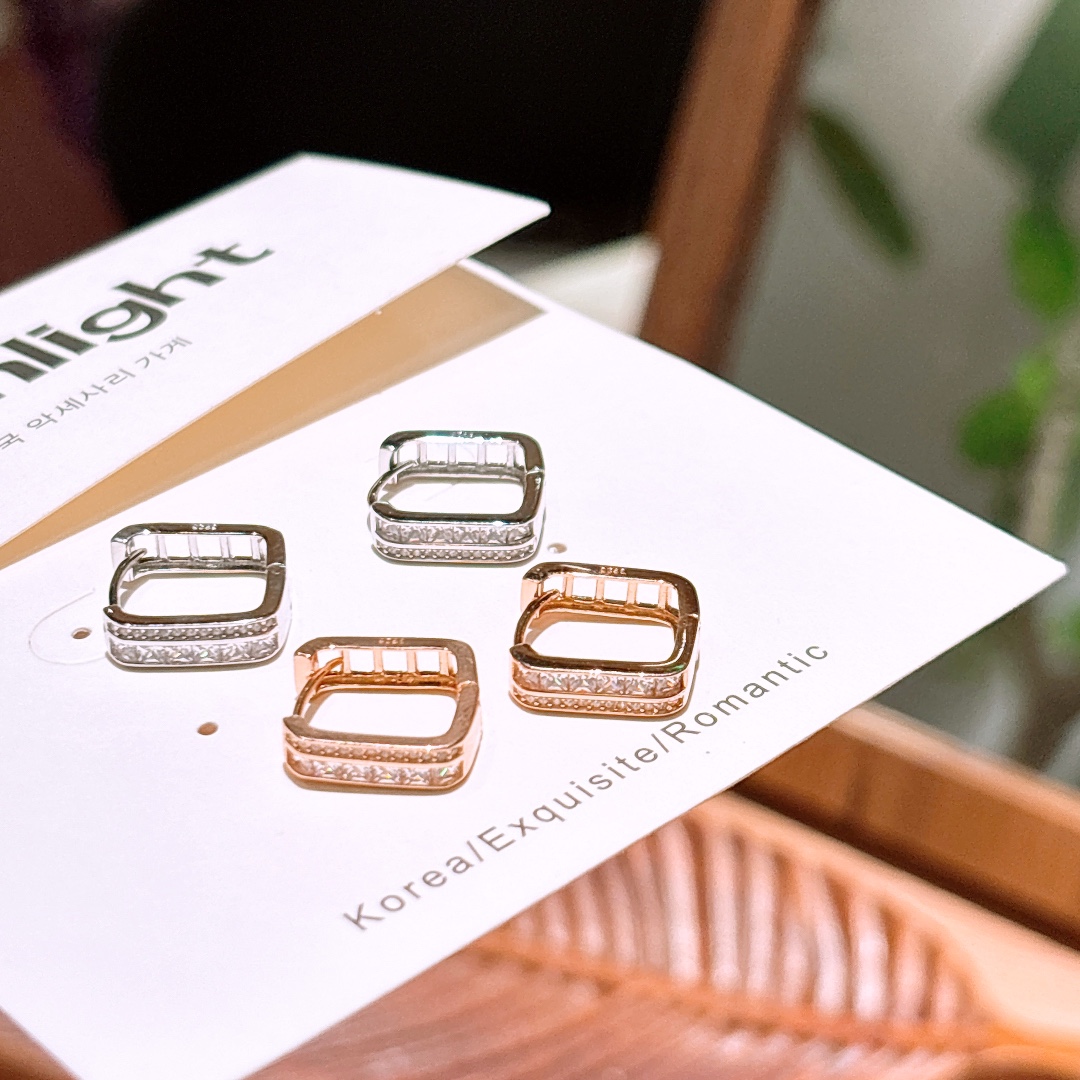 Solid Silver Ear Cuffs Gentle Party Gold