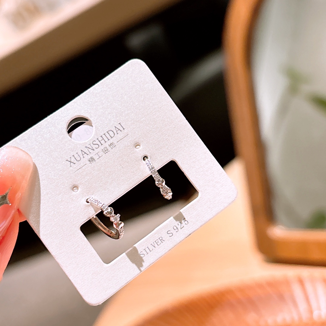 Fine Silver Ear Cuffs Fashion Father's Day Gold