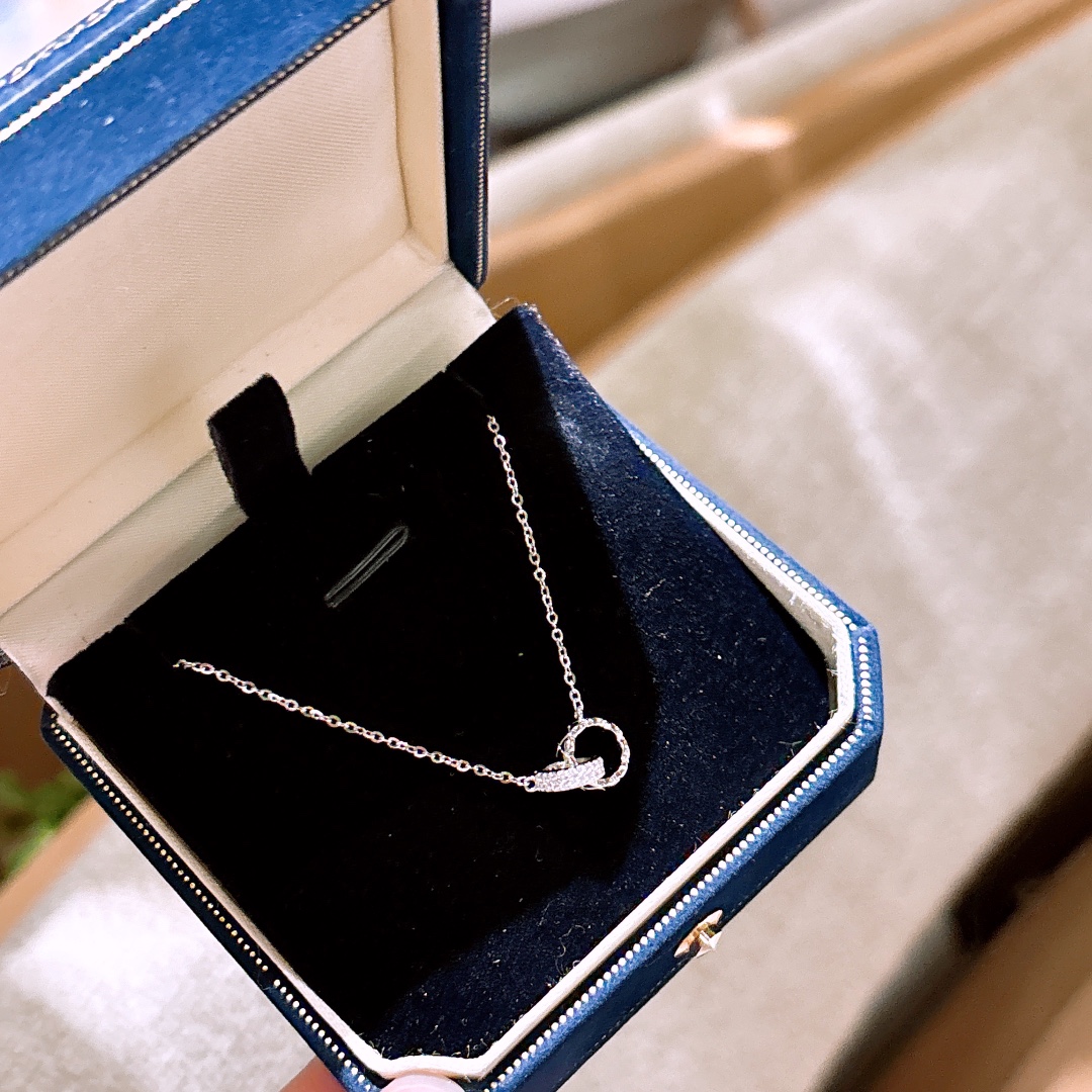 High Polish Silver Necklace Elegant Proposal Silver