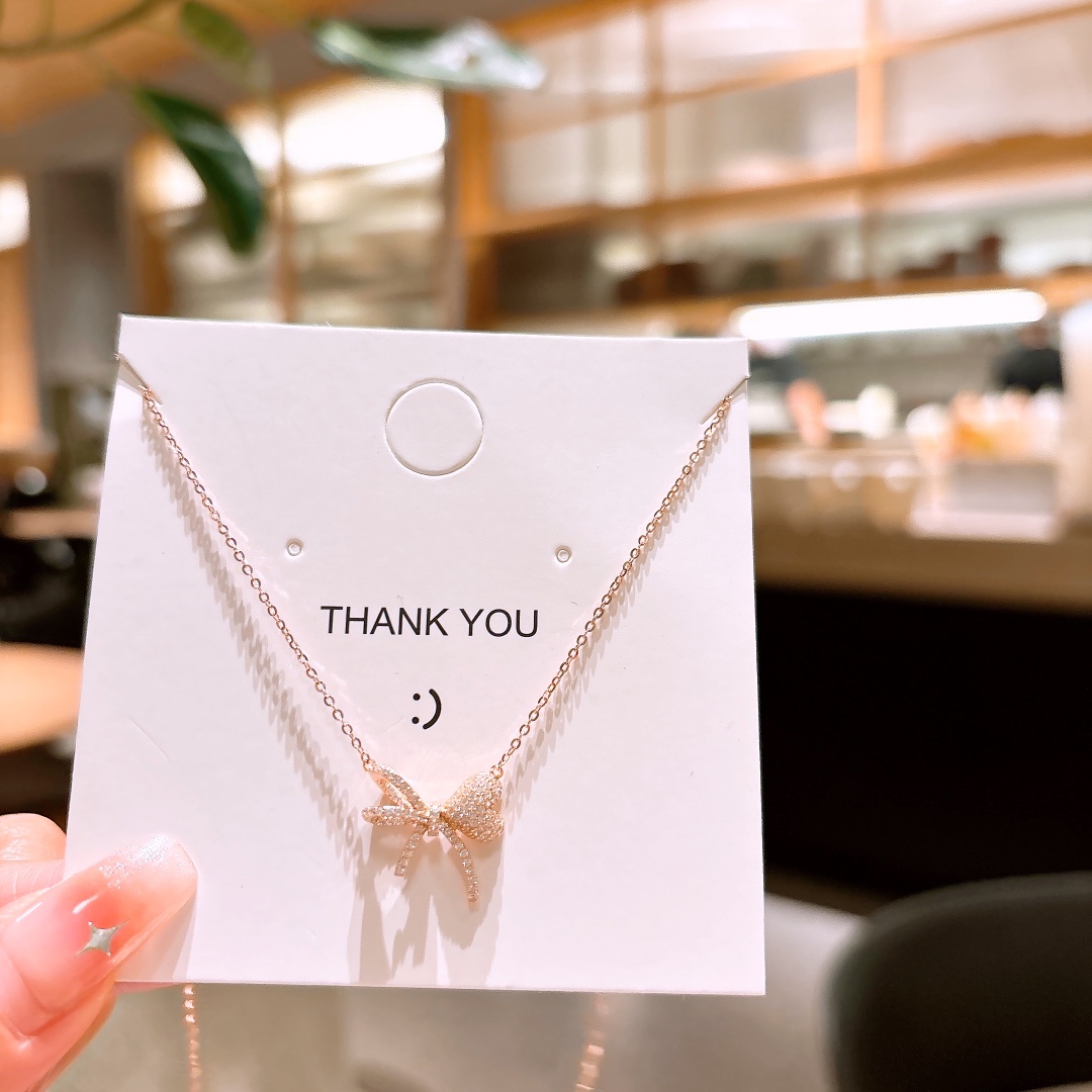 925 Silver Necklace Ins Style Wedding Registration Silver