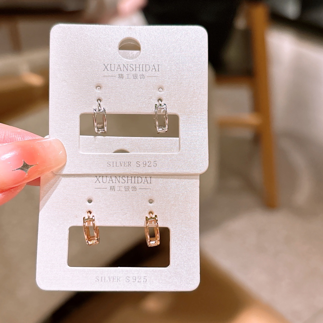 Nickel Free Silver Ear Cuffs Ins Style Confession Gold