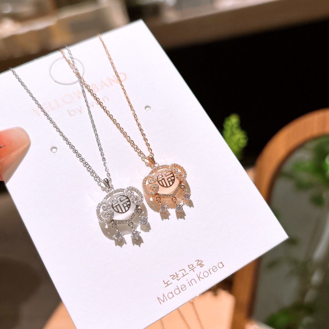 Low Allergy Silver Necklace Minimalist Proposal Gold