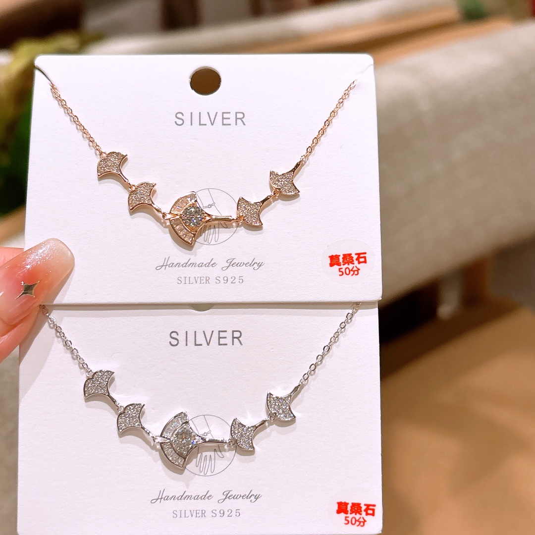 Fine Silver Moissanite Bracelet French Bestie Gift Silver