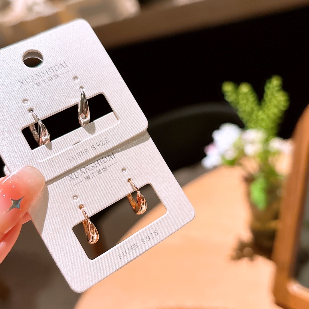 Low Allergy Silver Ear Cuffs Girly Wedding Registration Silver