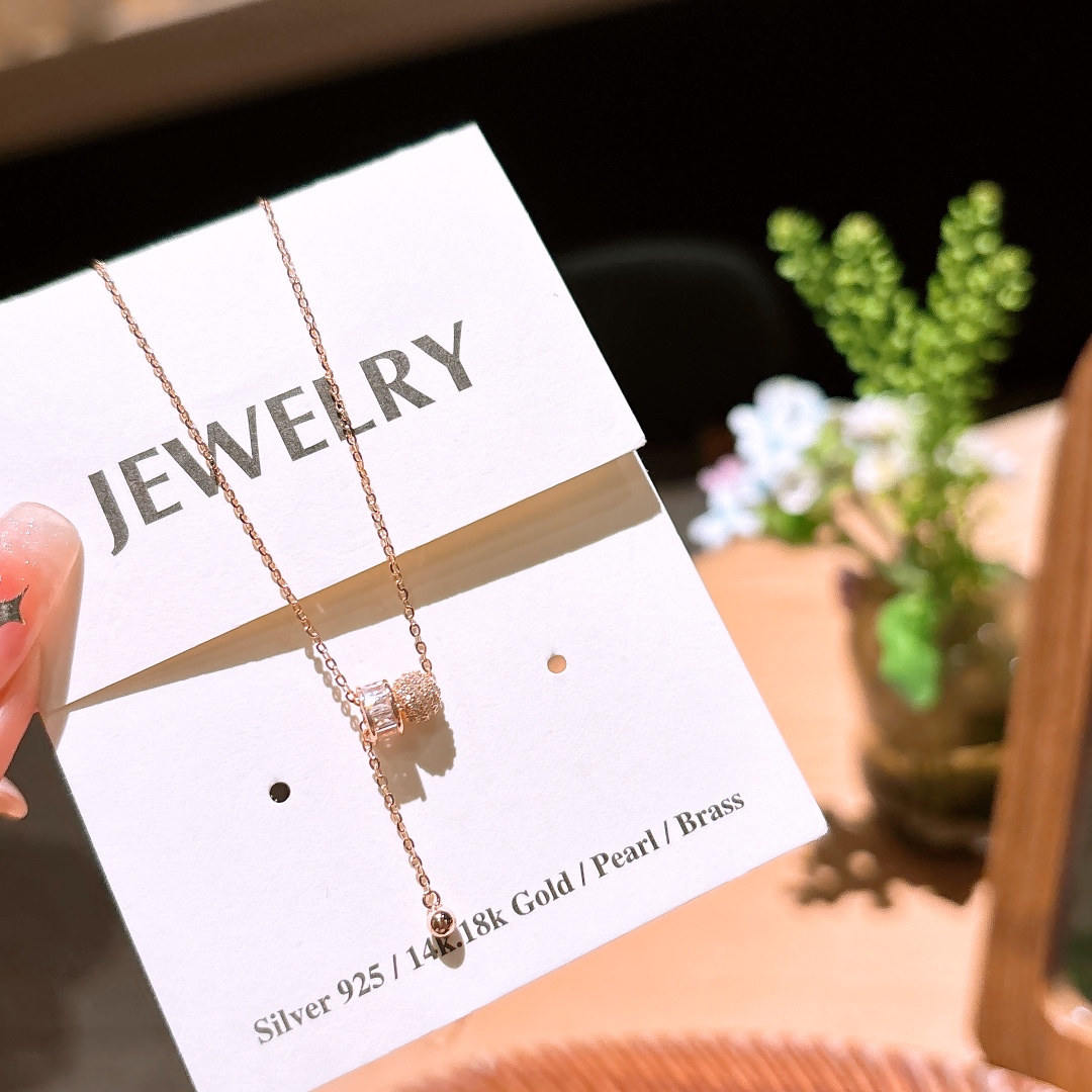 Nickel Free Silver Necklace Soft Bestie Gift Silver