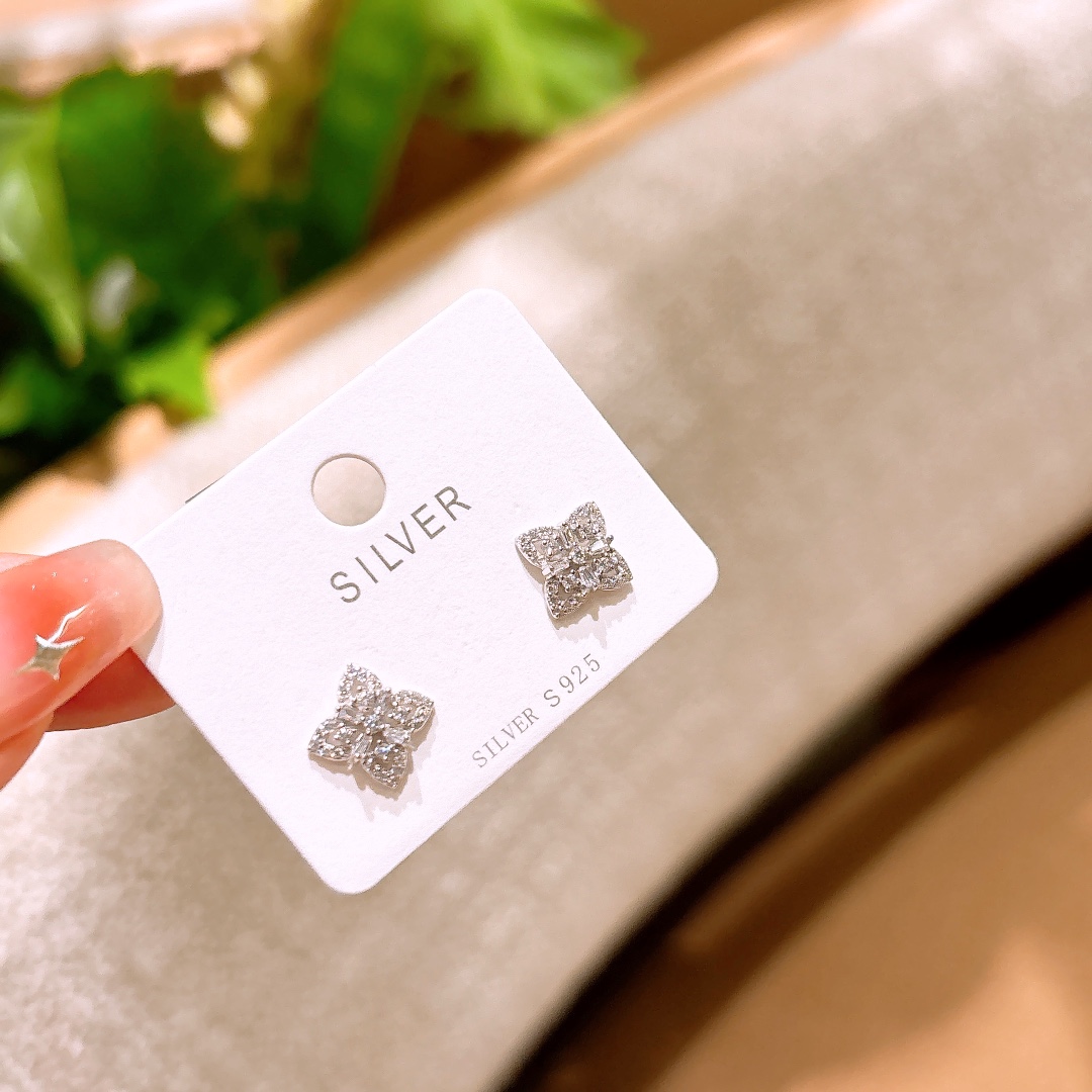 Low Allergy Silver Earrings Gentle Party Silver