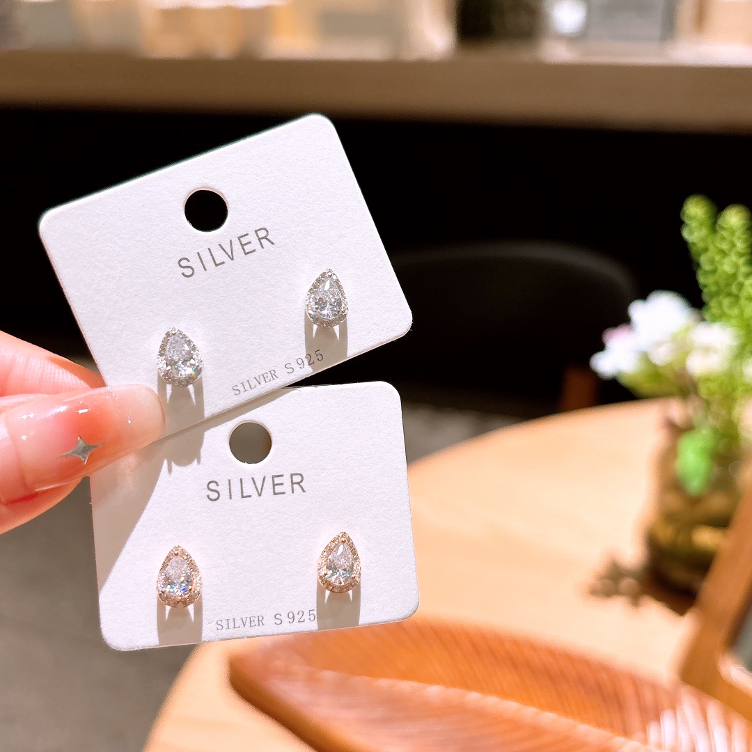 Low Allergy Silver Earrings Delicate Anniversary Silver