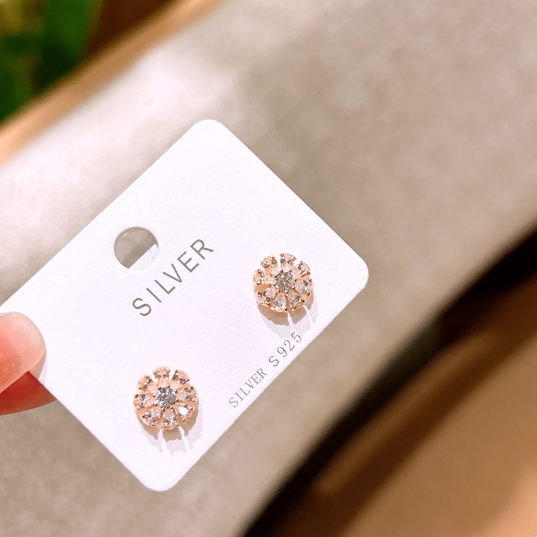 Fine Silver Earrings Dainty Confession Gold