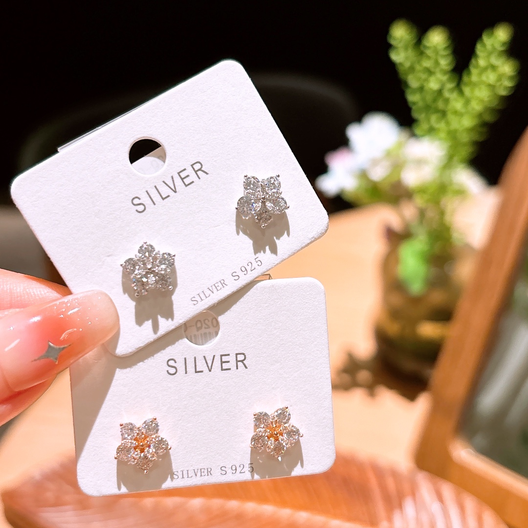 High Polish Silver Earrings Minimalist Mother's Day Silver