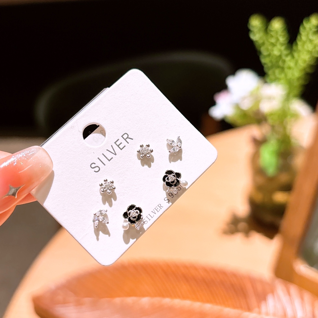 Fine Silver Earrings Dainty Christmas Silver