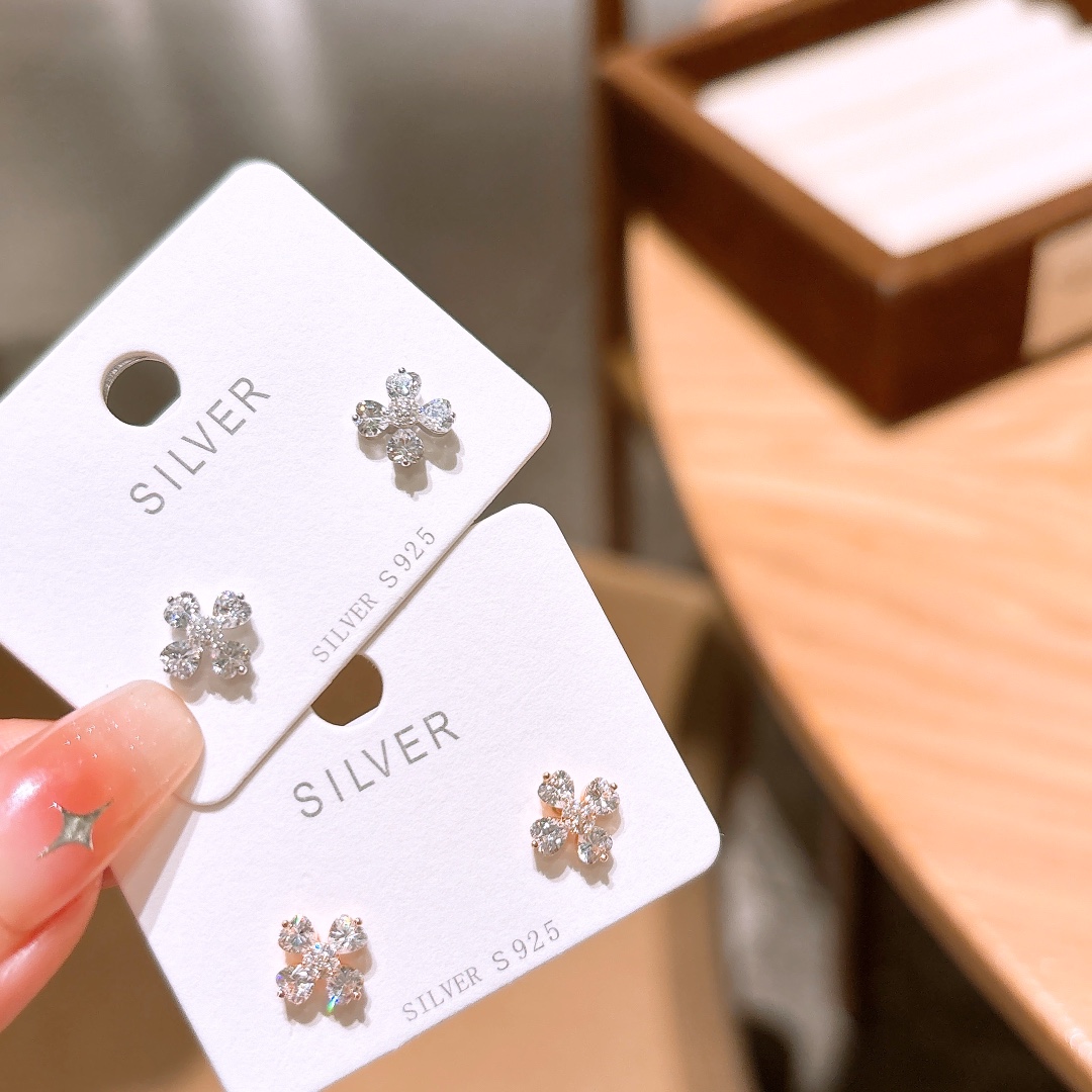 Fine Silver Earrings French Teacher's Day Silver