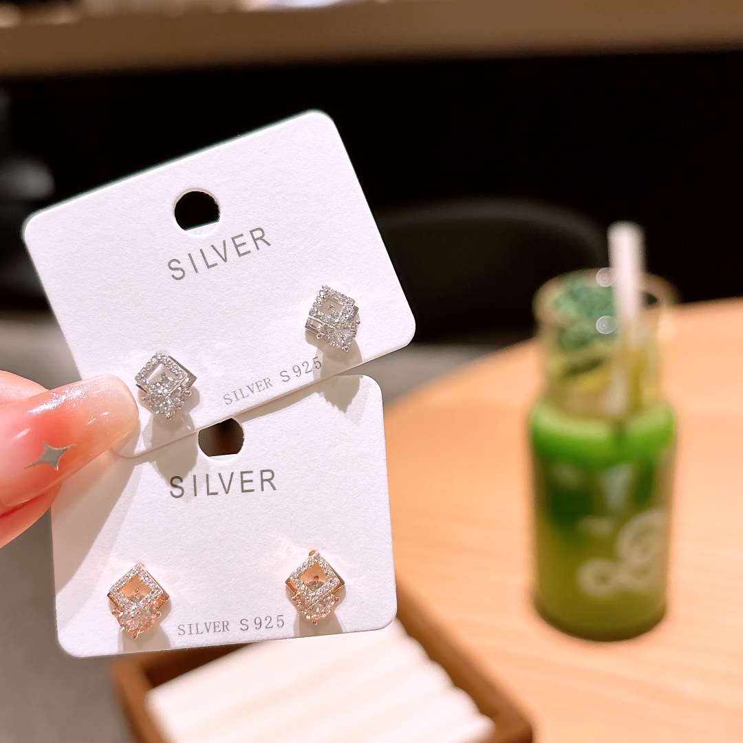 Fine Silver Earrings Pure Wedding Favor Silver