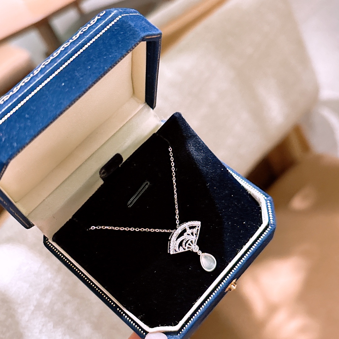 925 Silver Necklace Girly Engagement Gold