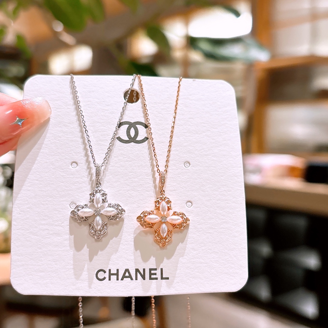 Solid Silver Necklace Dainty New Year Gold