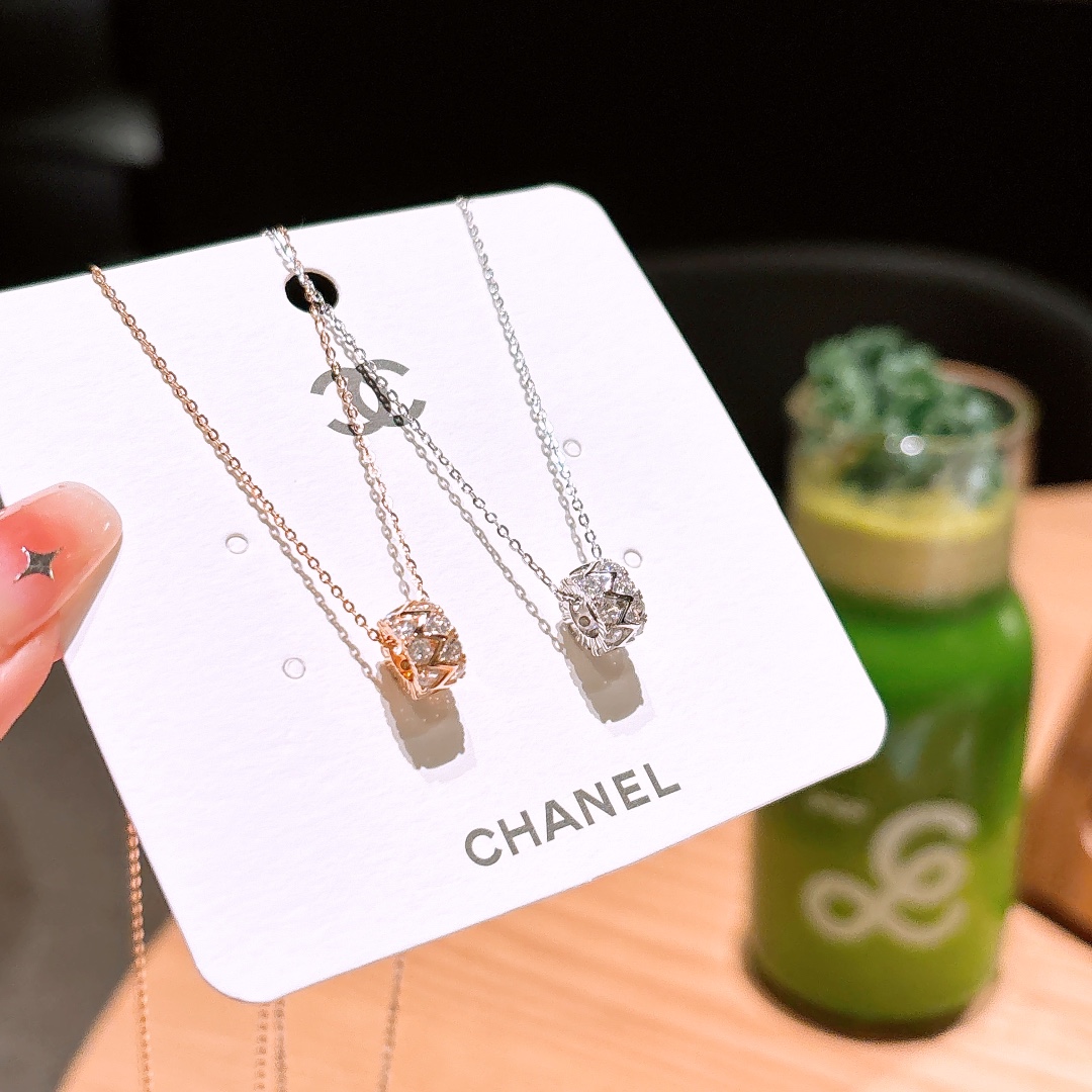 S925 Sterling Silver Necklace Artistic Wedding Gold