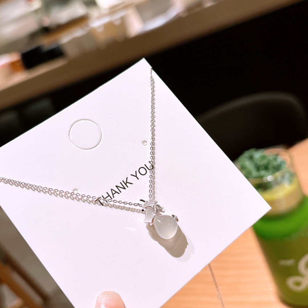 925 Silver Necklace Ethereal Office Silver