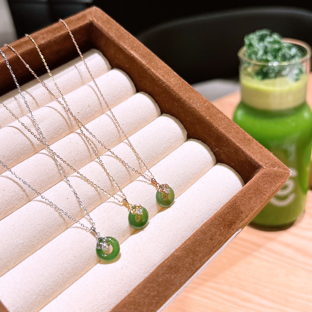 Nickel Free Silver Jasper Necklace Soft New Year Silver