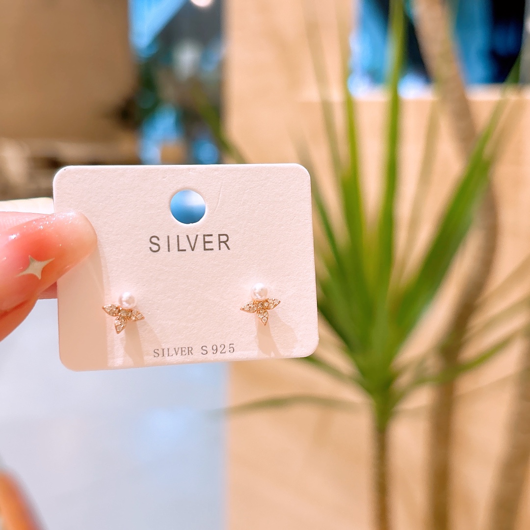 High Polish Silver Earrings Premium Wedding Favor Silver