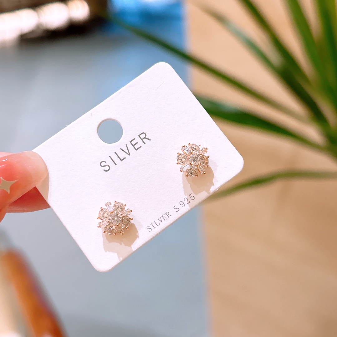 Solid Silver Earrings Playful Confession Silver