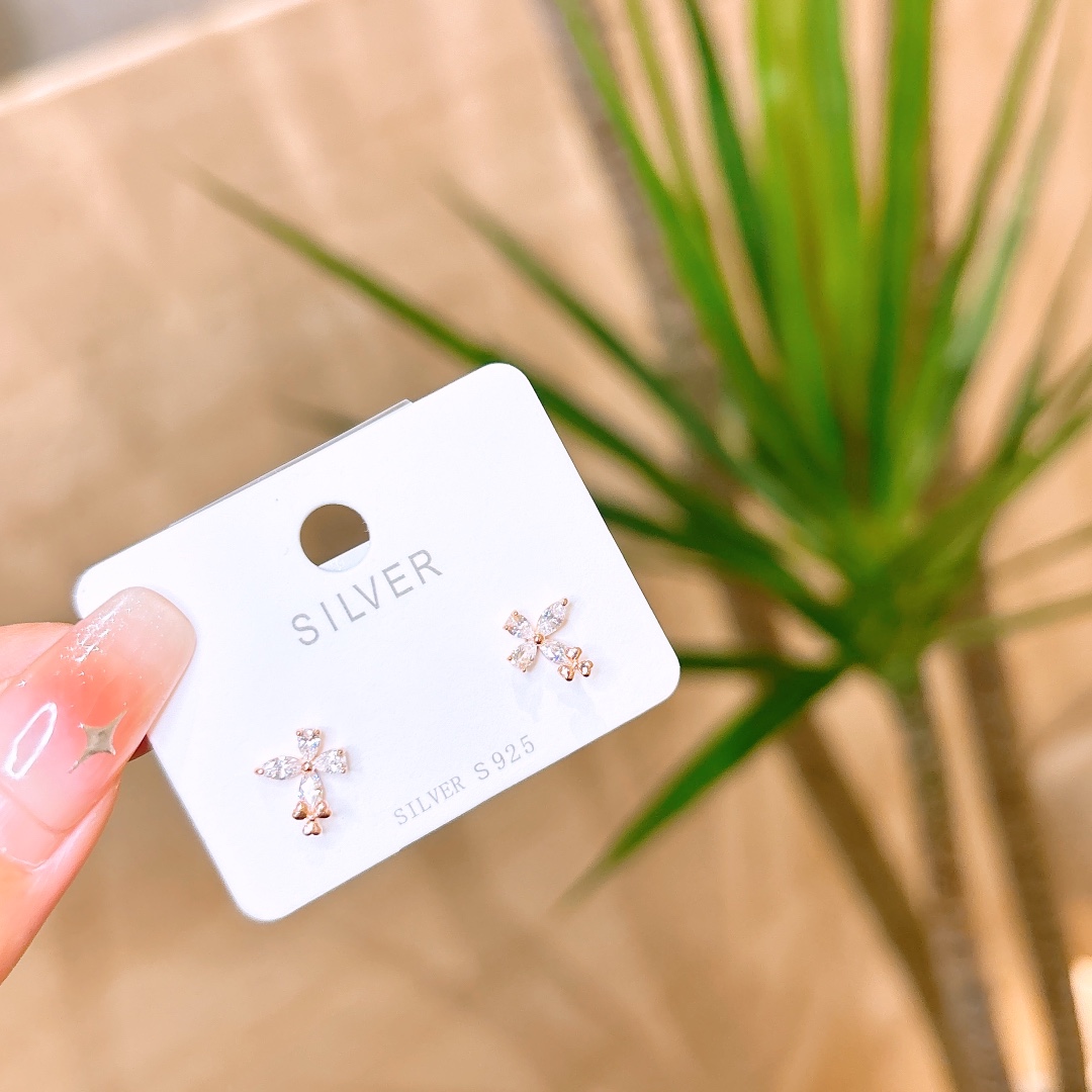 Hypoallergenic Silver Earrings Vintage Bestie Gift Silver