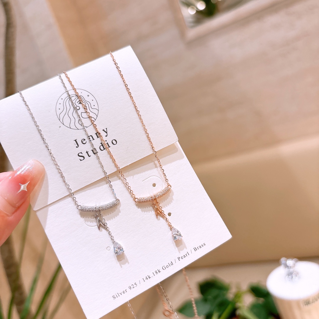 甘辛純銀ネックレスゴールド 誕生日