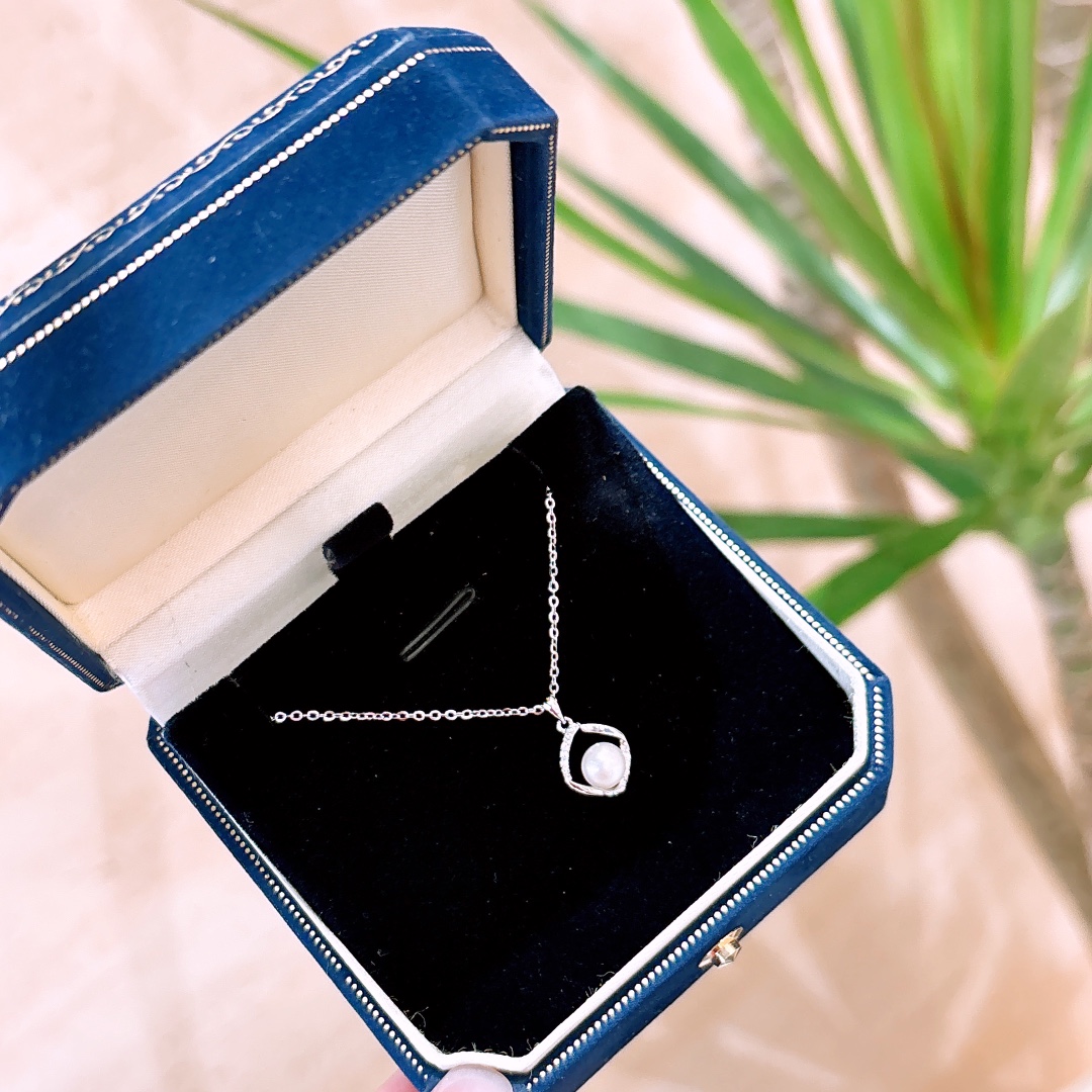 925 Silver Necklace Elegant Engagement Gold