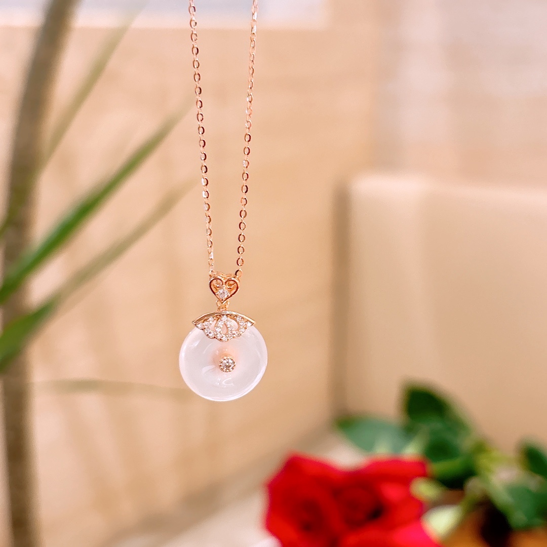 Low Allergy Silver Necklace Light Luxury Wedding Registration Silver