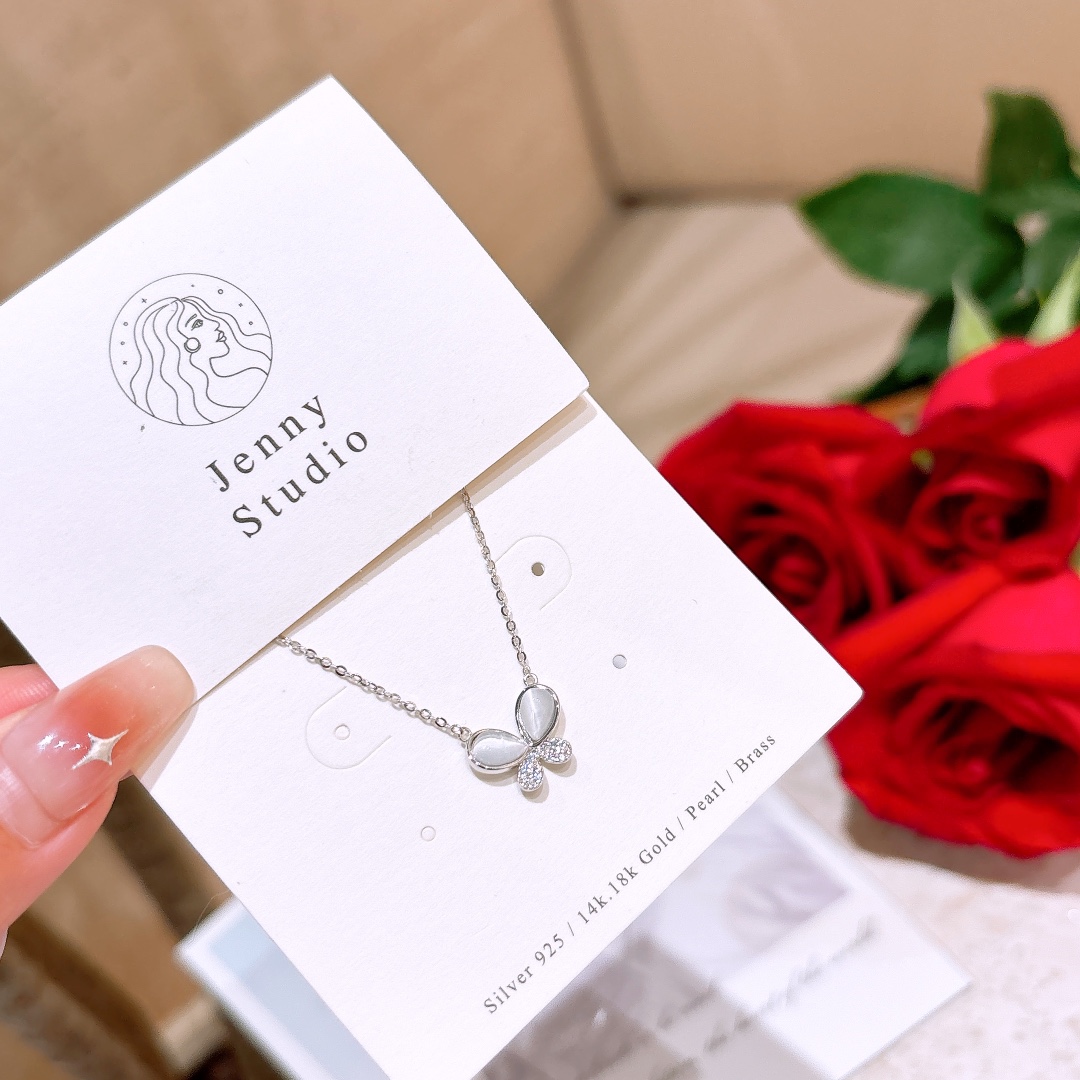 Solid Silver Necklace Sweet & Cool Wedding Silver