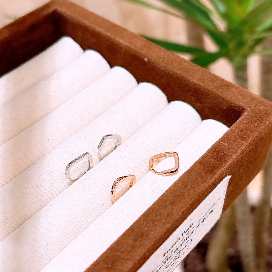 925 Silver Ear Cuffs Light Luxury Everyday Wear Silver