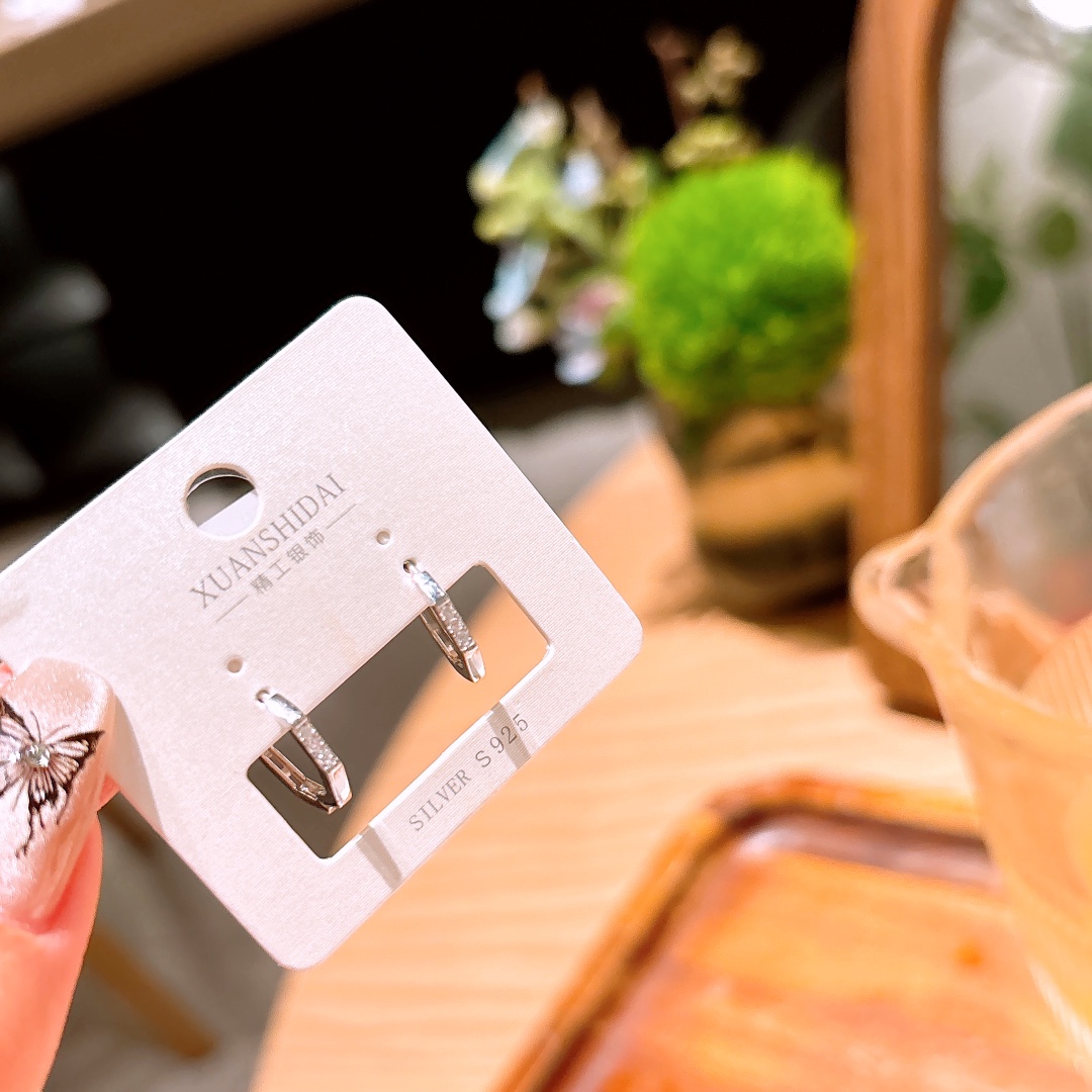 925 Silver Ear Cuffs Gentle Graduation Gold