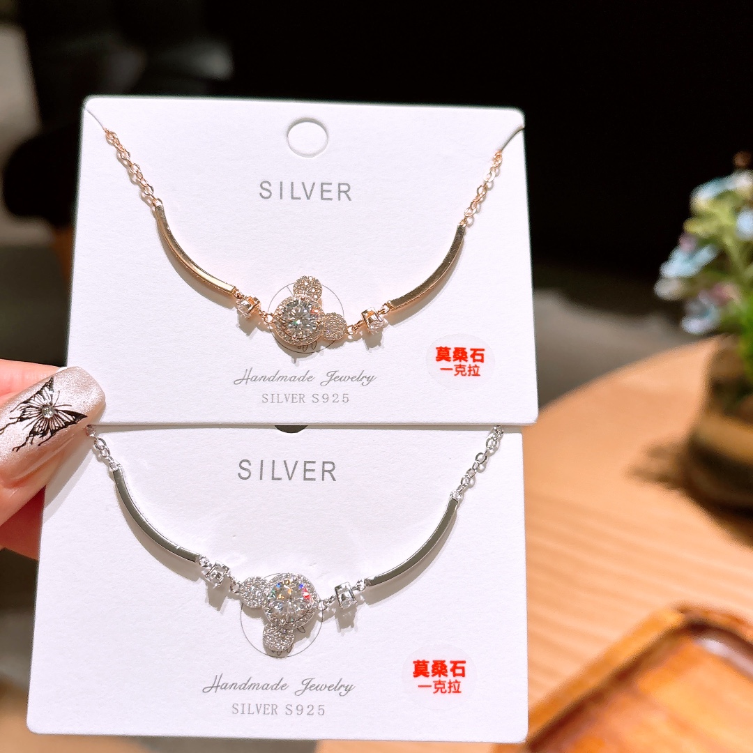 S925 Sterling Silver Moissanite Bracelet Precision Valentine's Day