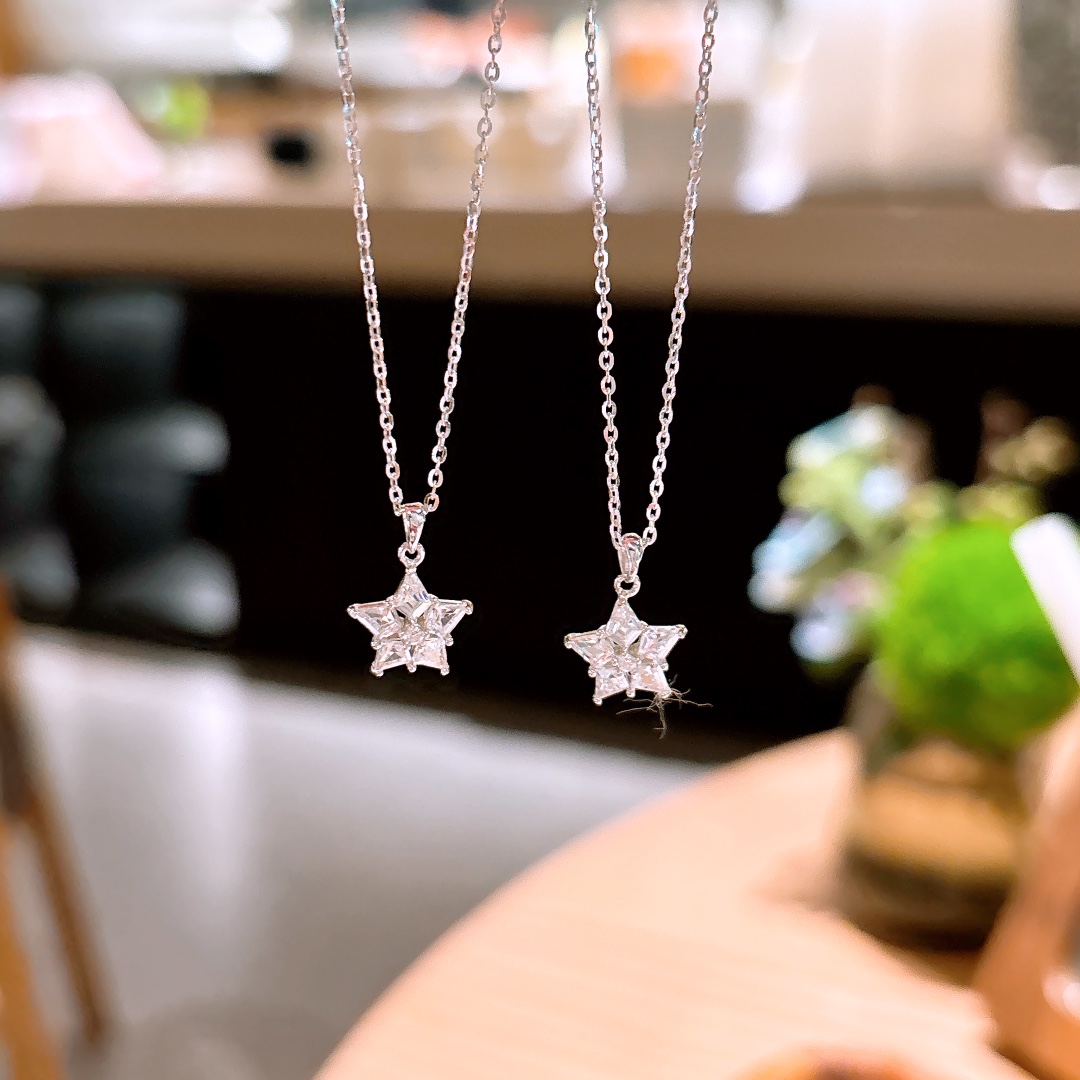 ロマンチックS925スターリングシルバーネックレスゴールド 母の誕生日