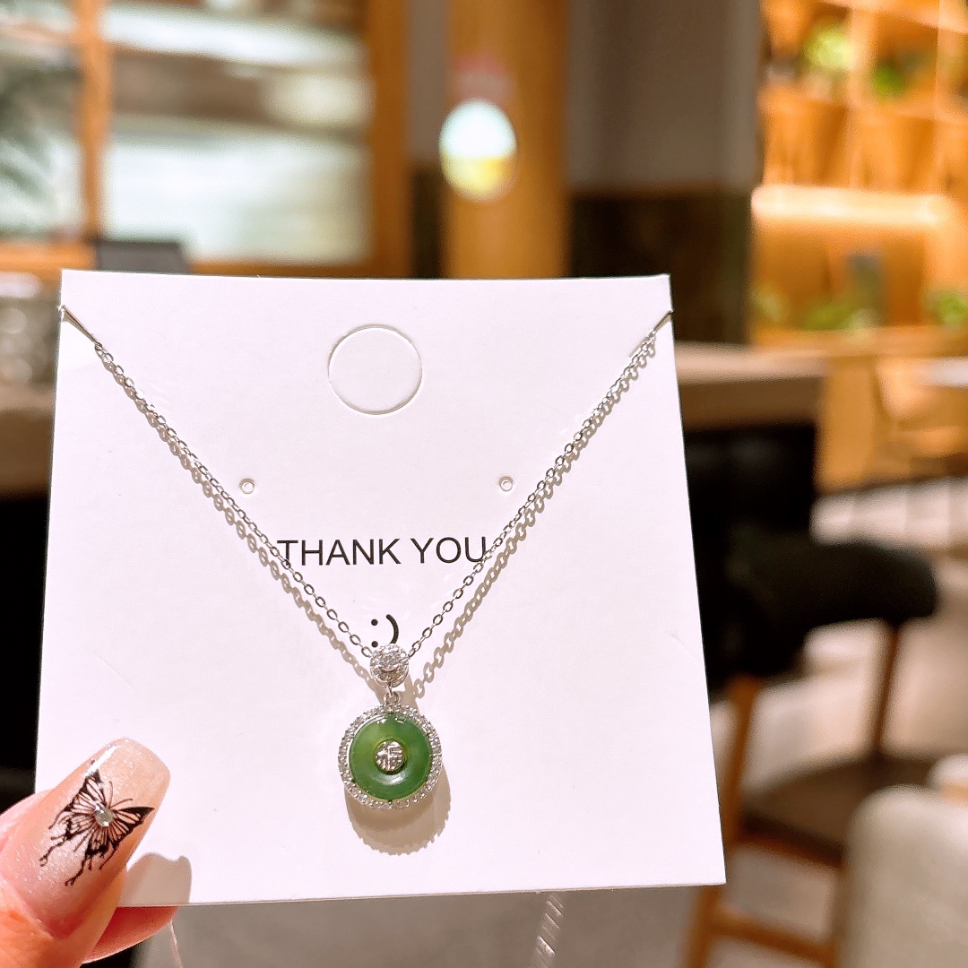 Solid Silver Jasper Necklace Gentle Confession Silver