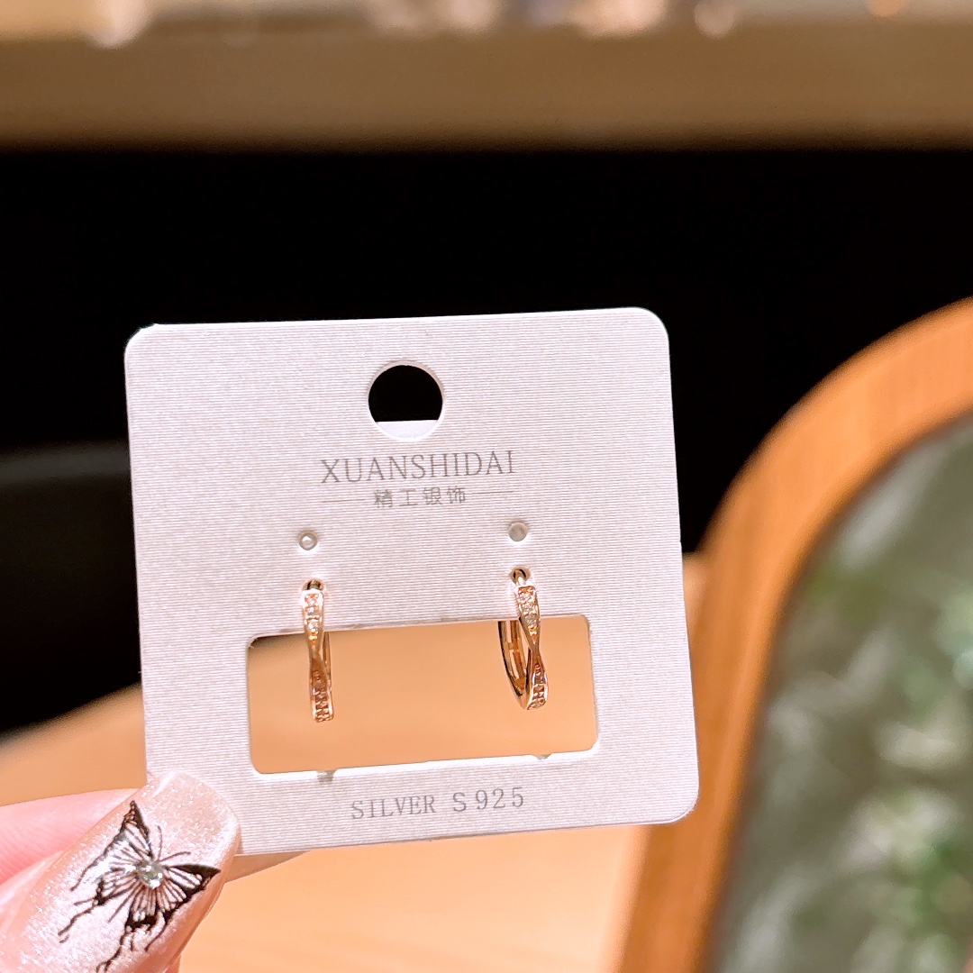 Fine Silver Ear Cuffs French Graduation Gold