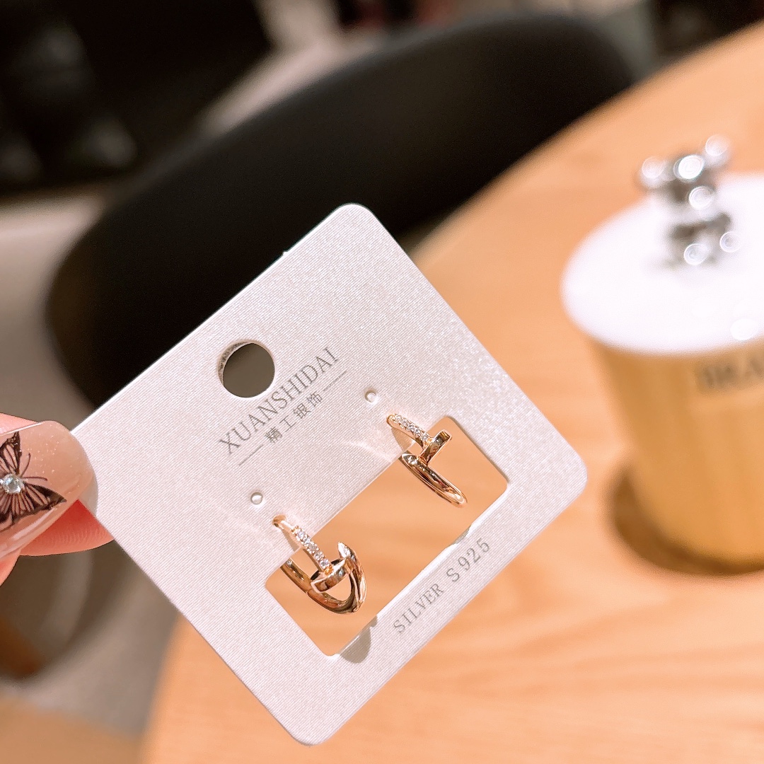 Solid Silver Ear Cuffs Ethereal Wedding Silver