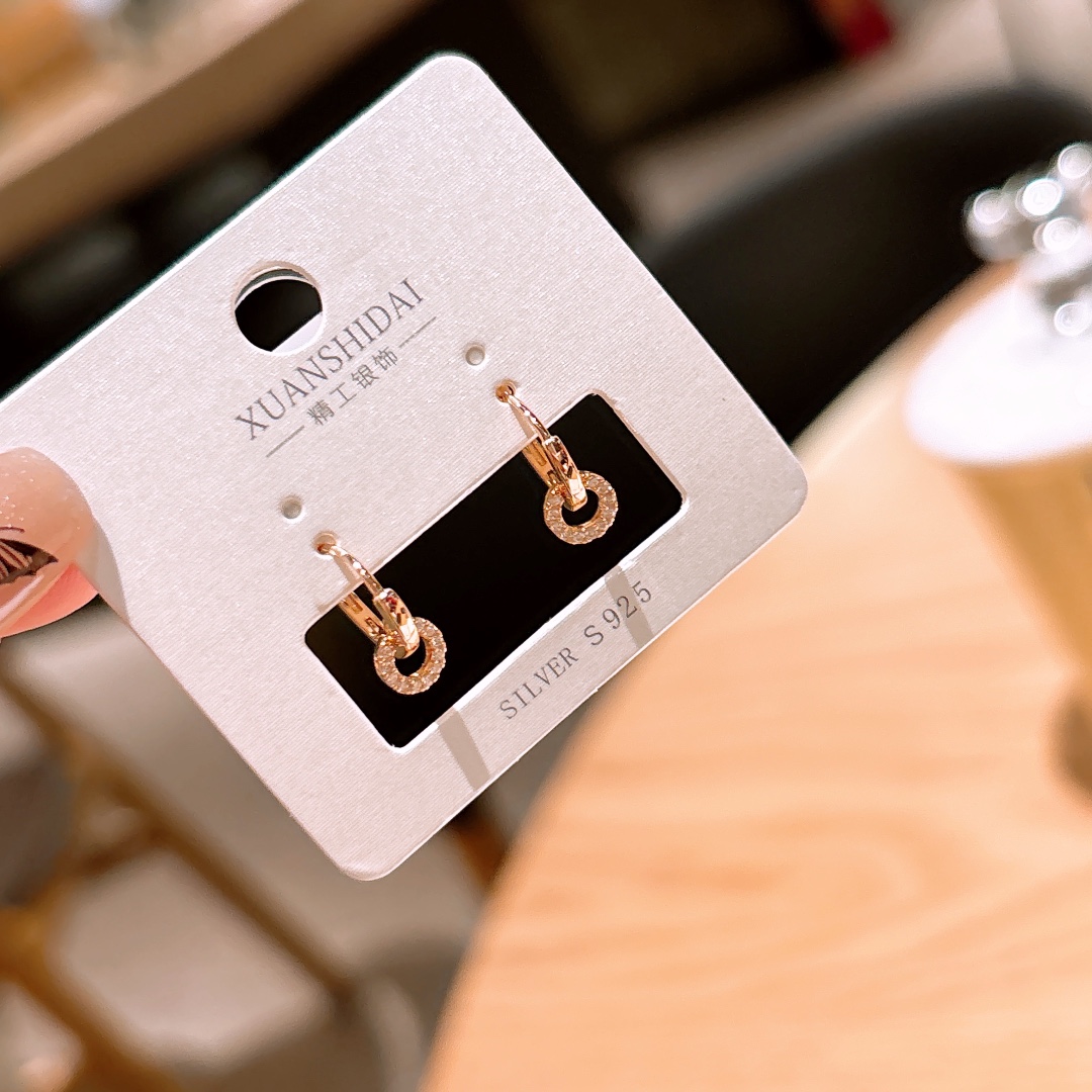 925 Silver Ear Cuffs Ultra Minimal Confession Gold