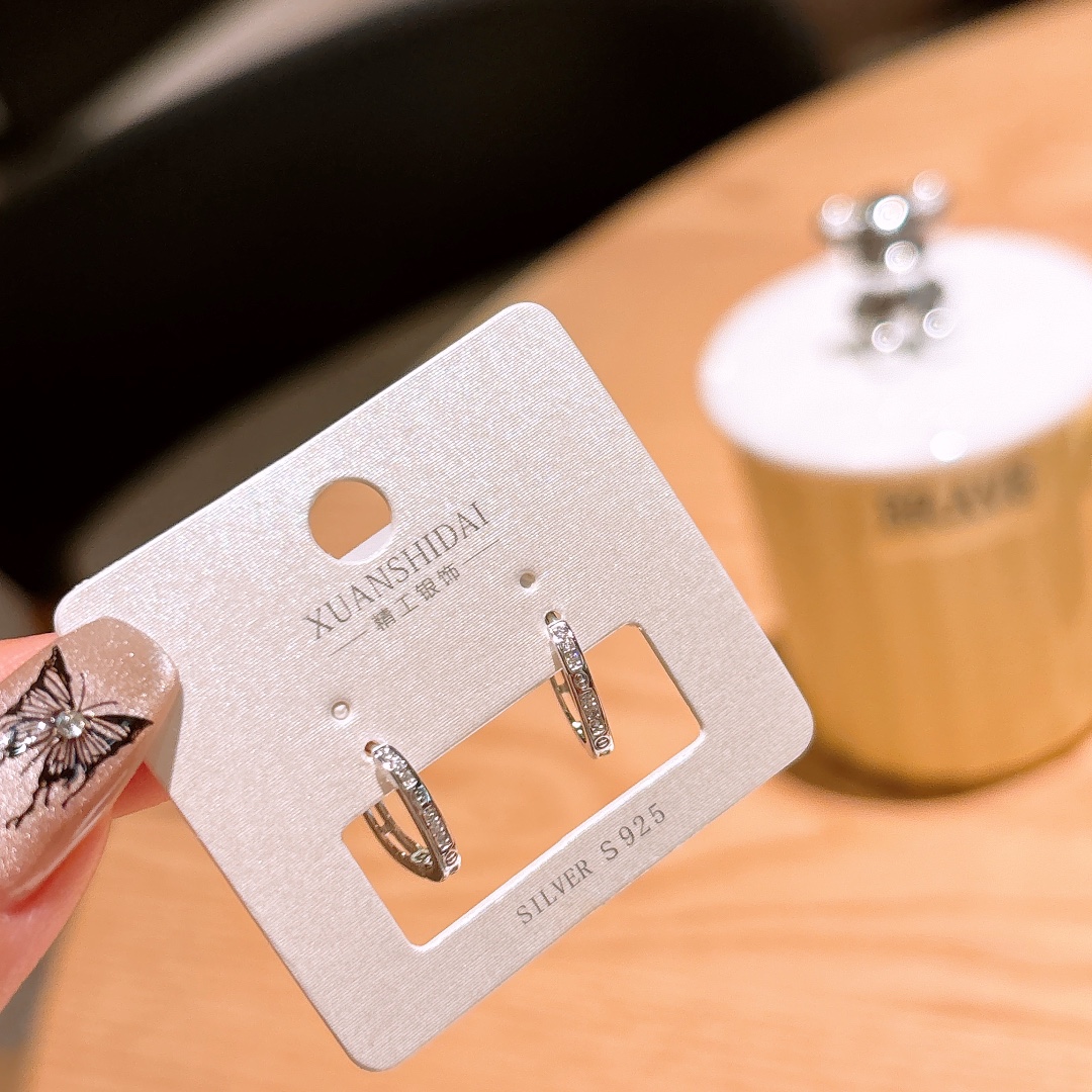 925 Silver Ear Cuffs Romantic Annual Party Gold