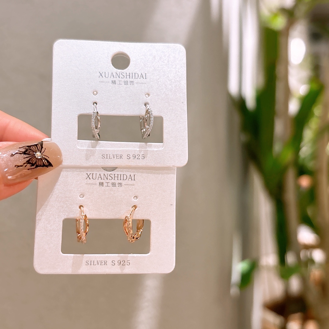 Low Allergy Silver Ear Cuffs Playful Spring Festival Silver