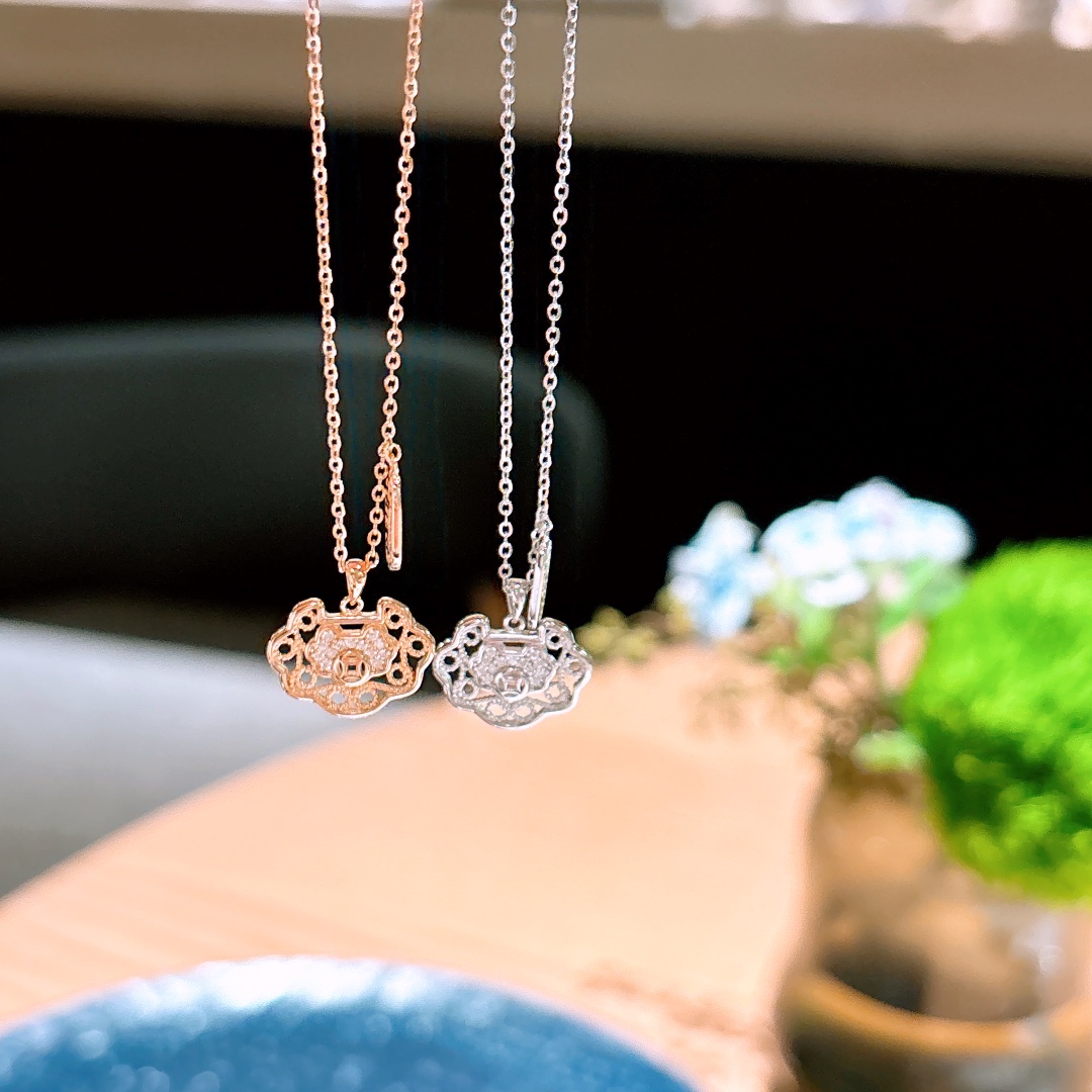 High Polish Silver Necklace Minimalist Confession Gold