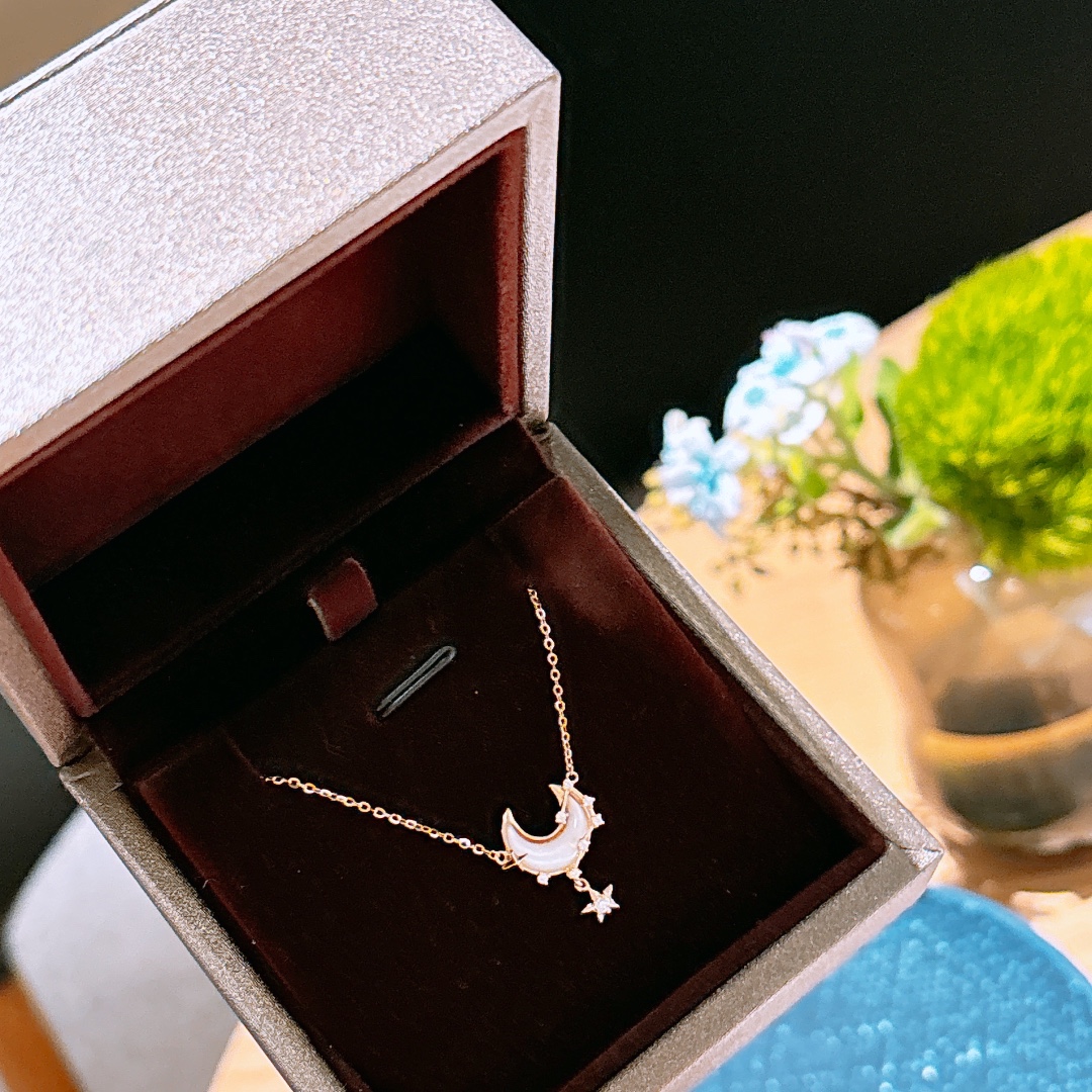 High Polish Silver Necklace French Spring Festival Silver