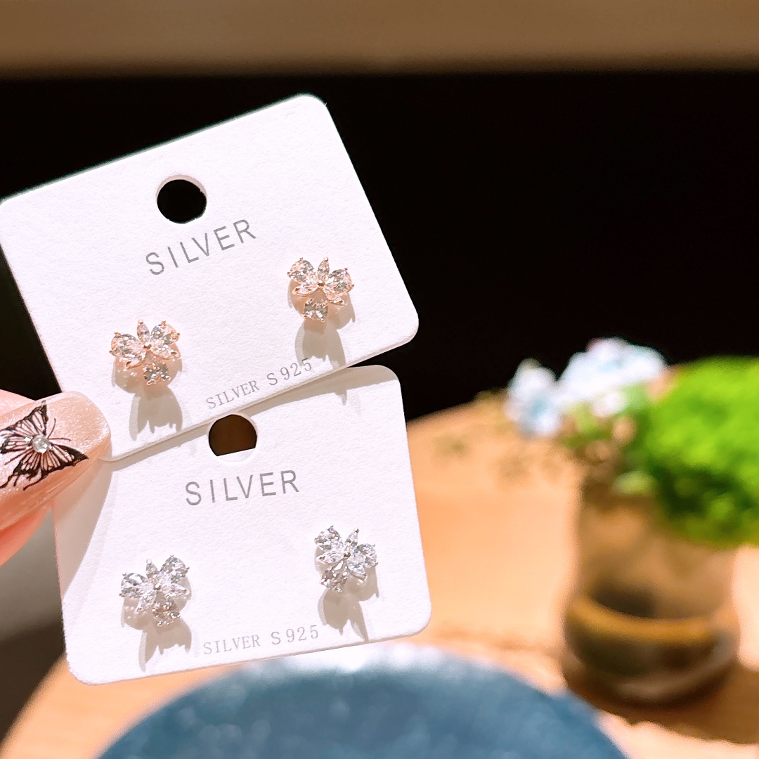 Hypoallergenic Silver Earrings Cute Workplace Gold