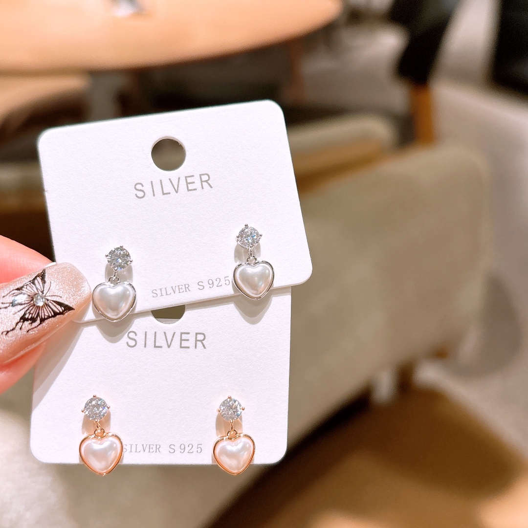 High Polish Silver Earrings Dainty Date Night Gold